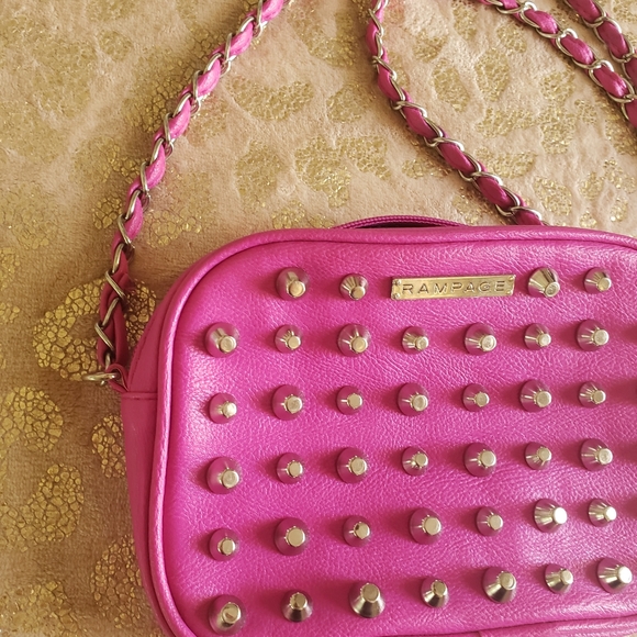 RAMPAGE | Small Pink Studded Bag - Picture 11 of 16
